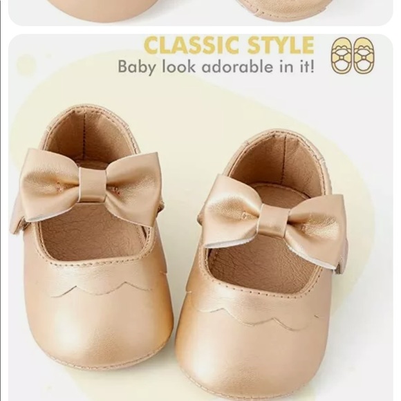 HAPIU Infant Toddler Baby Girl Walking Shoes, Mary Jane Shoes NEW in BOX - Picture 6 of 6